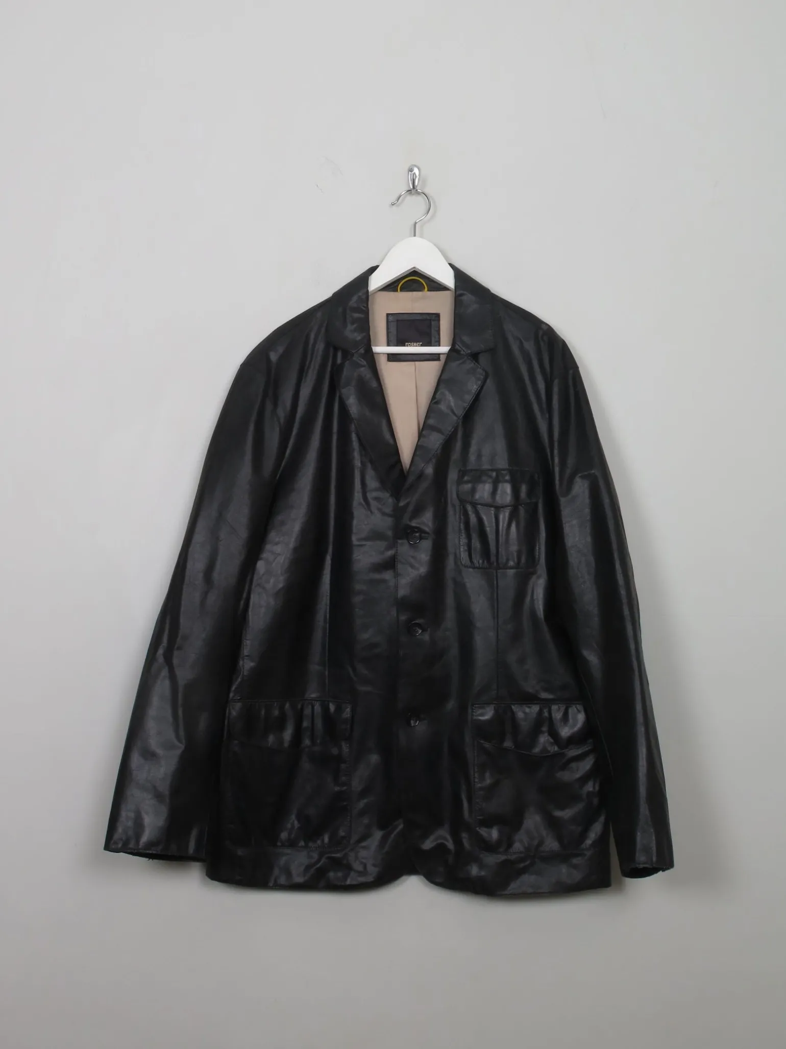Men's Vintage Leather Jacket XL/46"