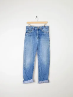 Men's Vintage Lee Blue Denim Jeans Relaxed Fit 31"/34L