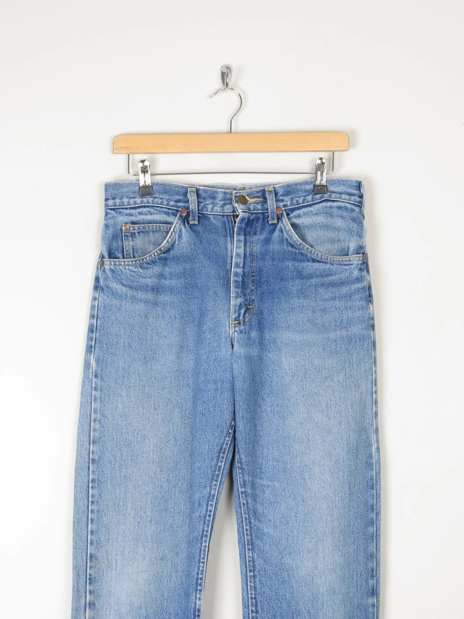 Men's Vintage Lee Blue Denim Jeans Relaxed Fit 31"/34L