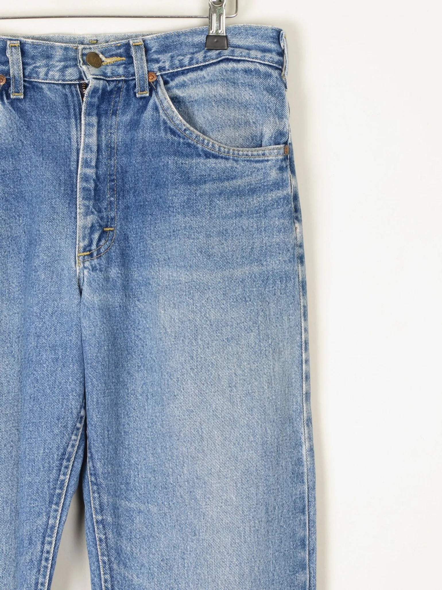 Men's Vintage Lee Blue Denim Jeans Relaxed Fit 31"/34L