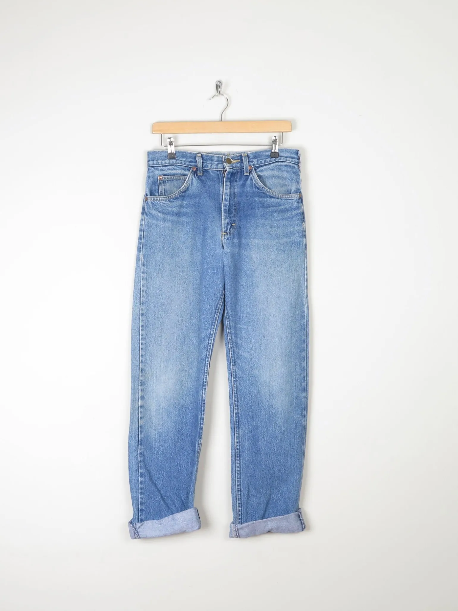 Men's Vintage Lee Blue Denim Jeans Relaxed Fit 31"/34L