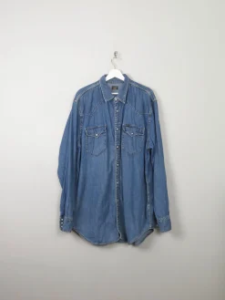 Men's Vintage Lee Denim Shirt XXL