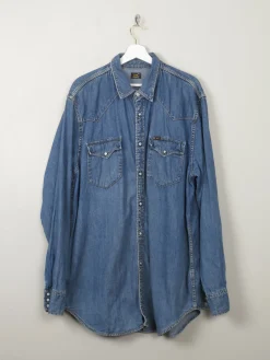 Men's Vintage Lee Denim Shirt XXL
