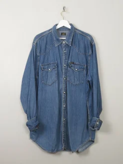 Men's Vintage Lee Denim Shirt XXL
