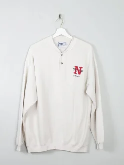 Men's Vintage Lee Ecru Sweatshirt L
