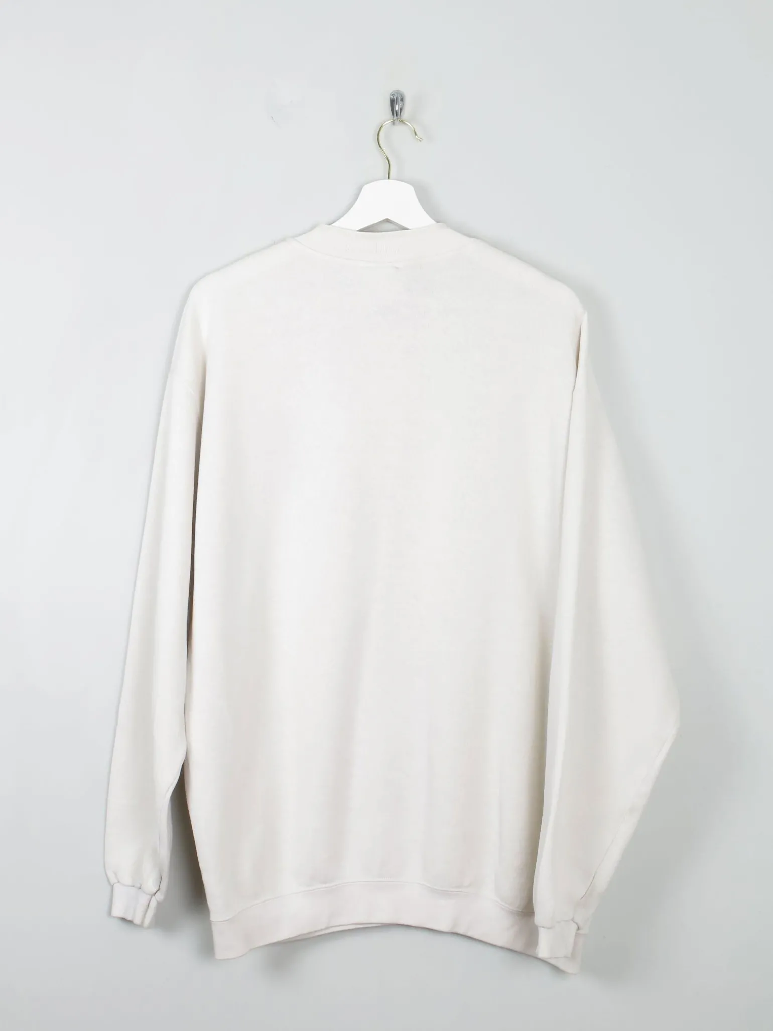 Men's Vintage Lee Ecru Sweatshirt L