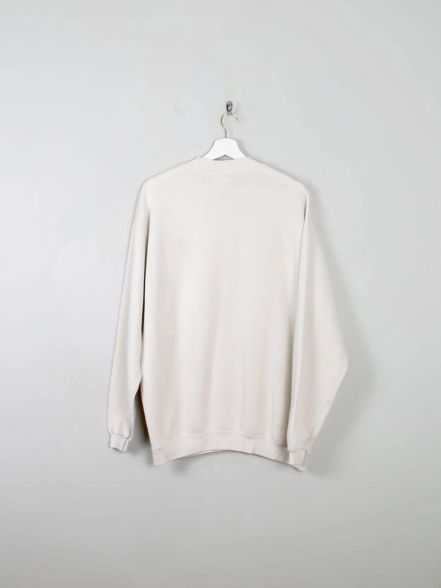 Men's Vintage Lee Ecru Sweatshirt L