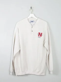 Men's Vintage Lee Ecru Sweatshirt L