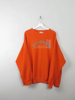 Men's Vintage Lee Orange Sweatshirt XL/XXL