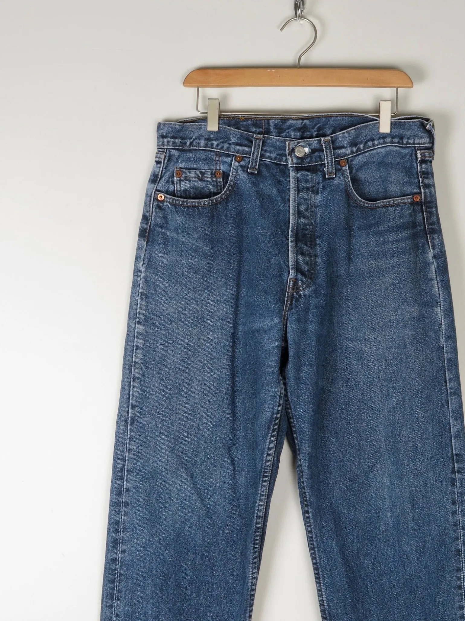 Men’s Vintage Levis 510 Blue Denim Jeans 33/36