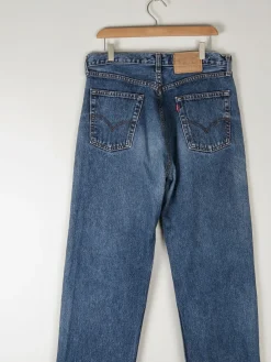 Men’s Vintage Levis 510 Blue Denim Jeans 33/36