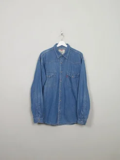Men's VIntage Levi's Denim Shirt XL