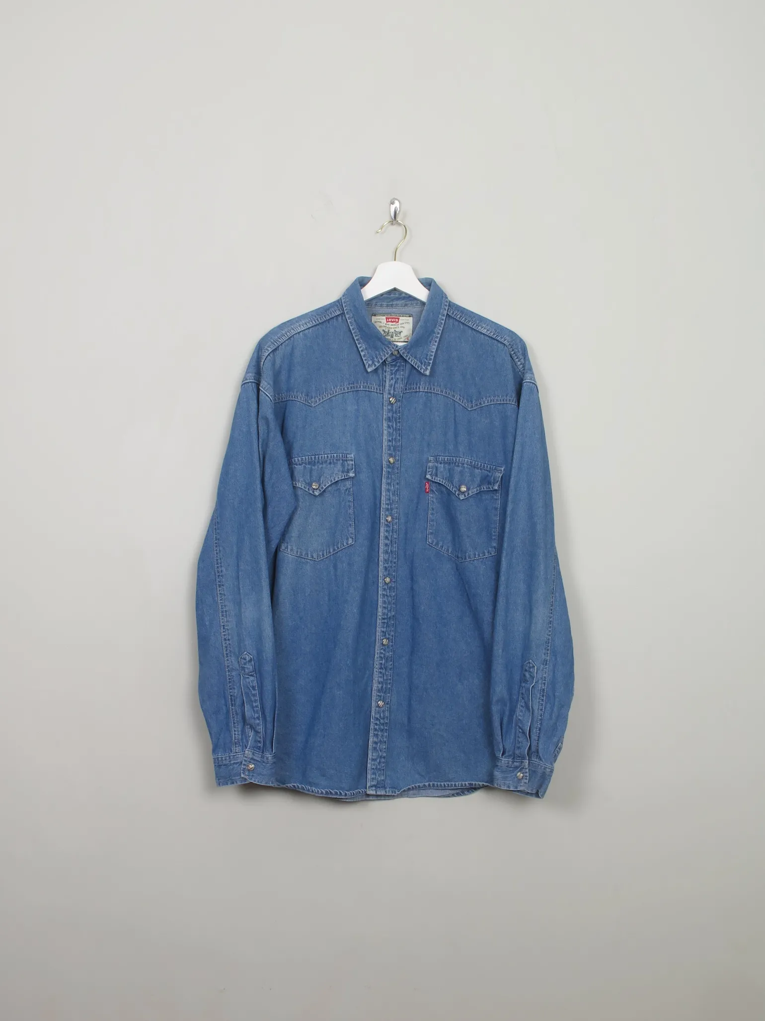 Men's VIntage Levi's Denim Shirt XL