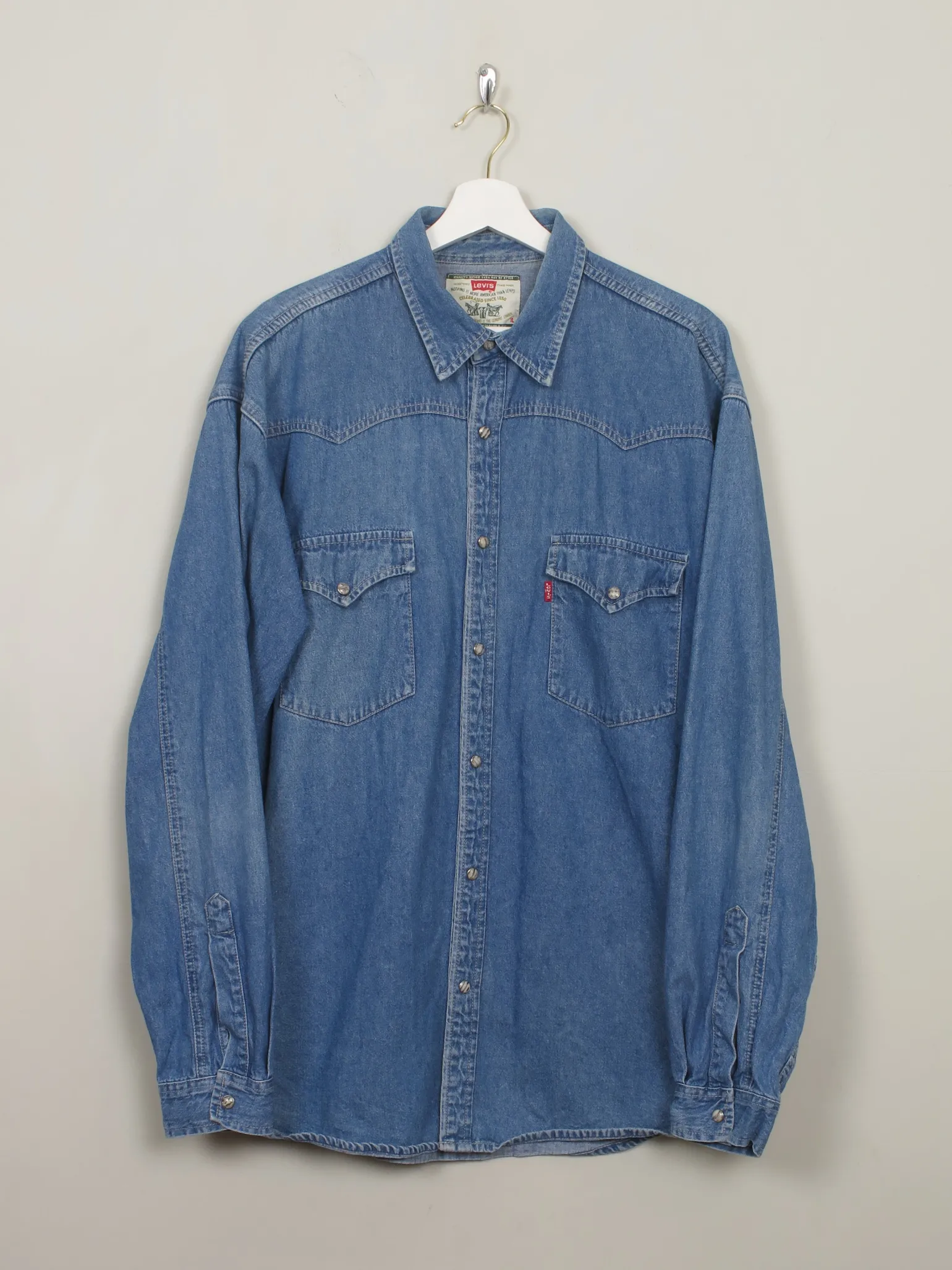 Men's VIntage Levi's Denim Shirt XL