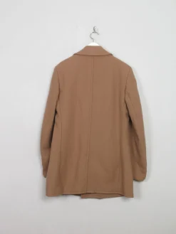 Men's Vintage Light Brown/Camel Short Wool Coat 42