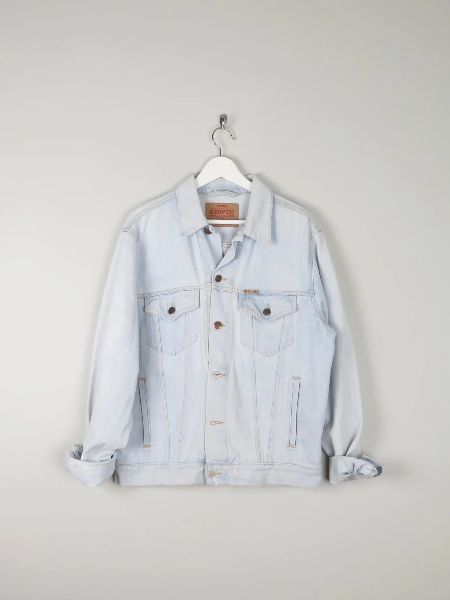Men's Vintage Light Denim Jacket M