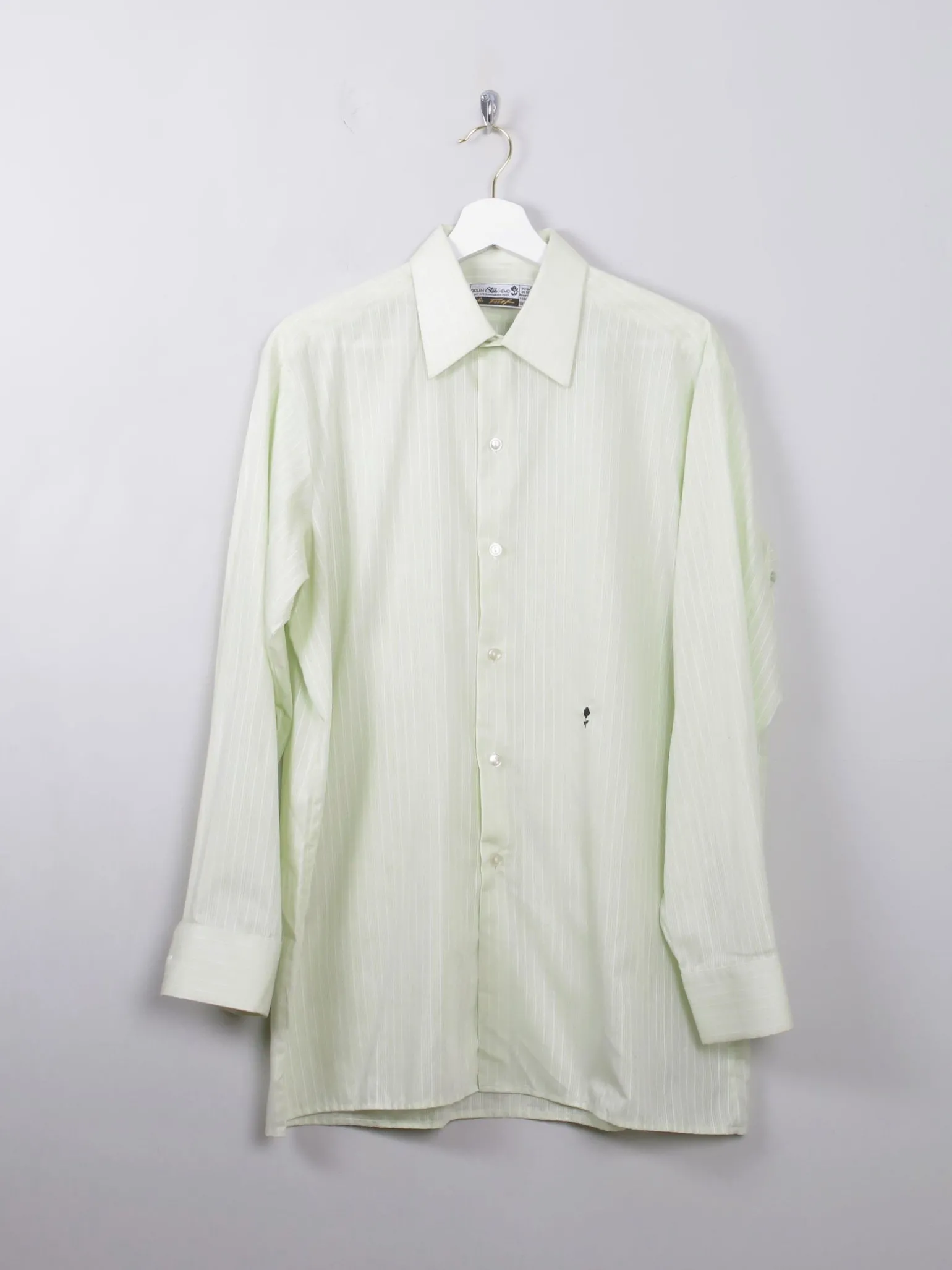 Men's Vintage Lime Green Shirt L