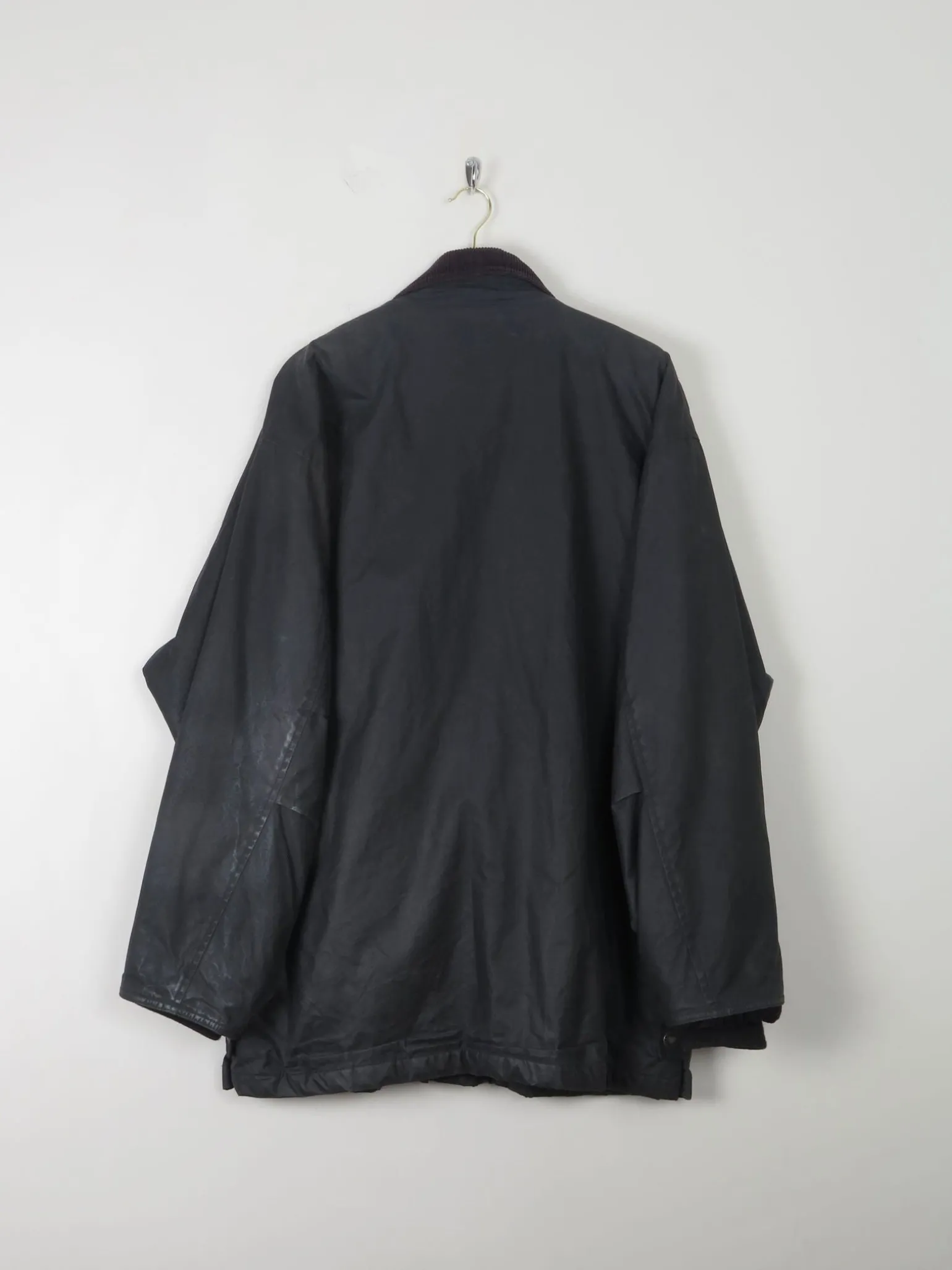 Men's Vintage Lined Wax Jacket Navy XL
