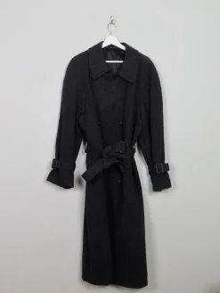 Men's Vintage London Fog Tweed Belted Coat 40"