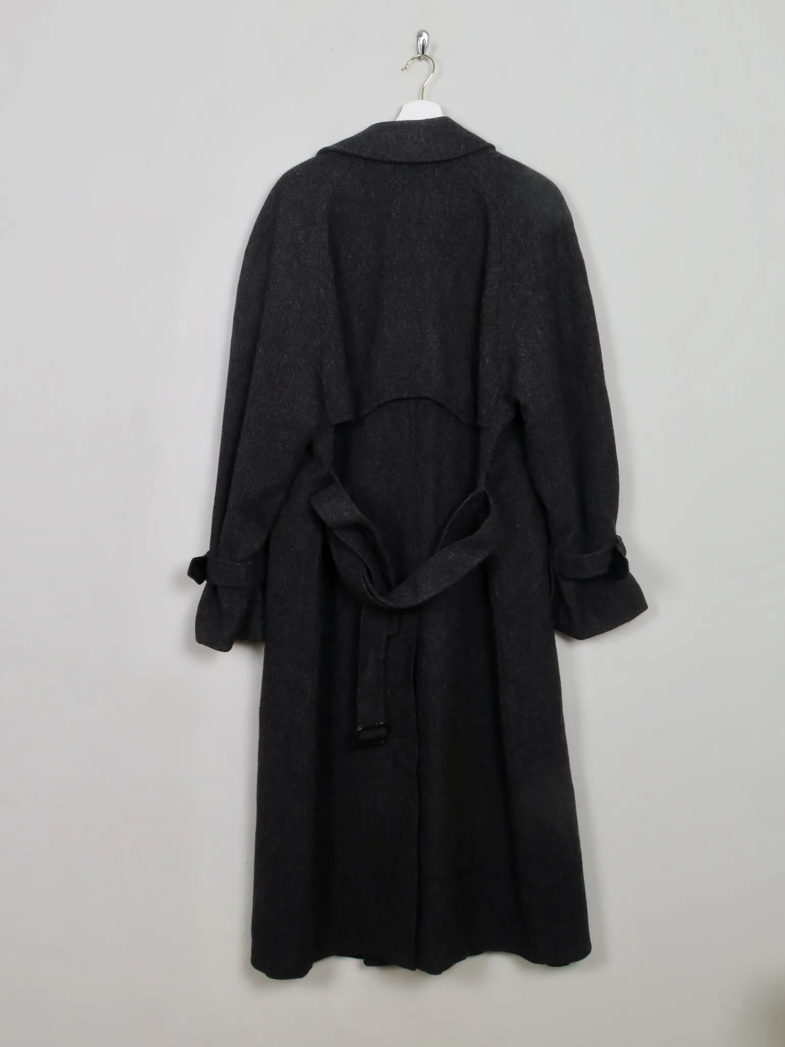 Men's Vintage London Fog Tweed Belted Coat 40"
