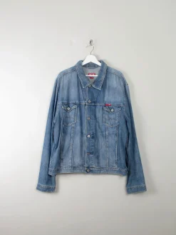 Men's Vintage Mustang Denim Jacket XXL