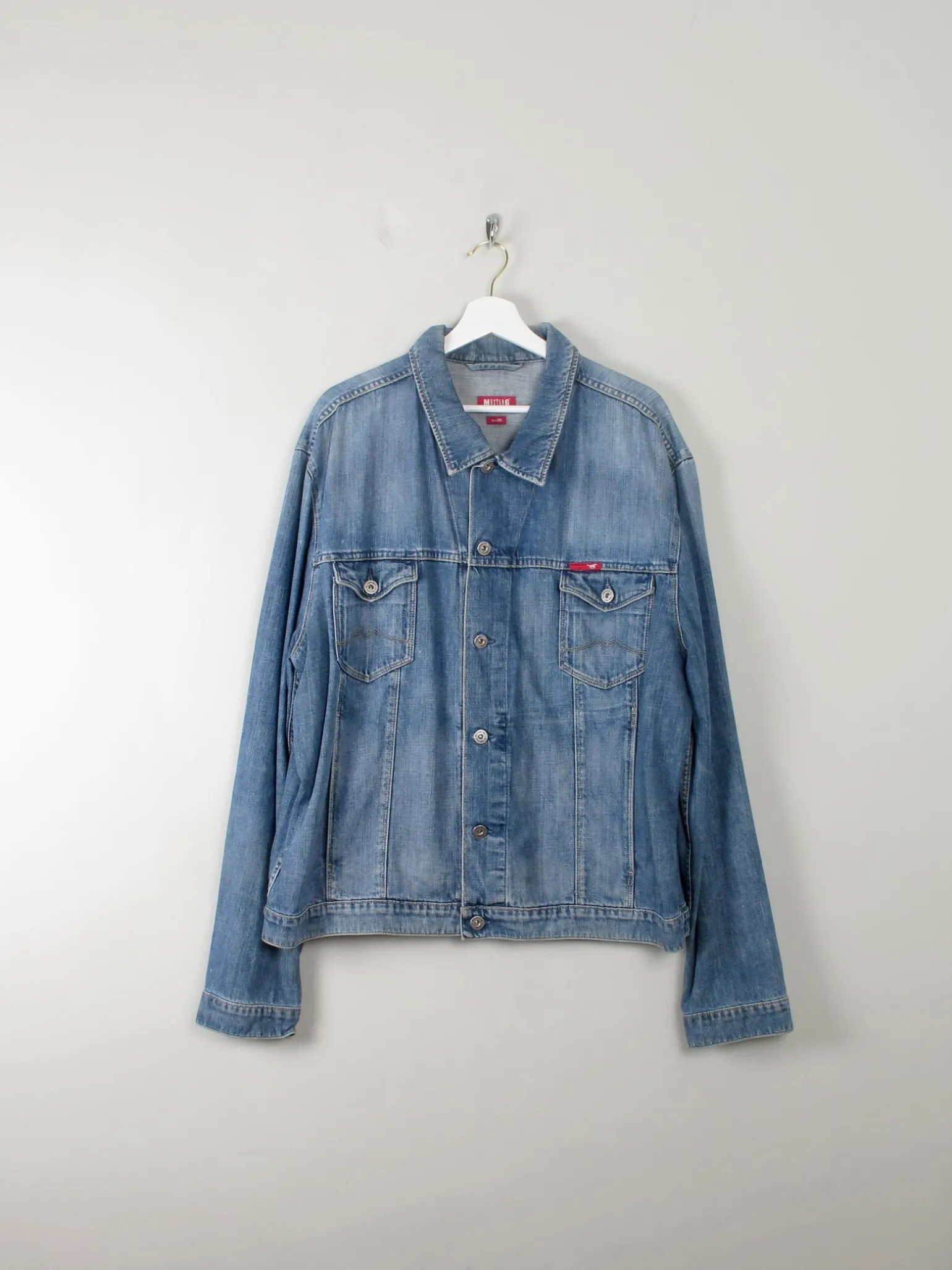 Men's Vintage Mustang Denim Jacket XXL