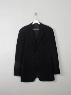 Men's Vintage Navy Armani Jacket Pinstripe 40"