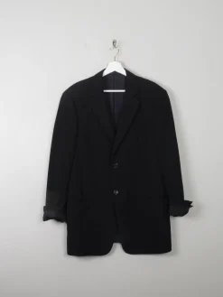 Men's Vintage Navy Armani Jacket Pinstripe 40