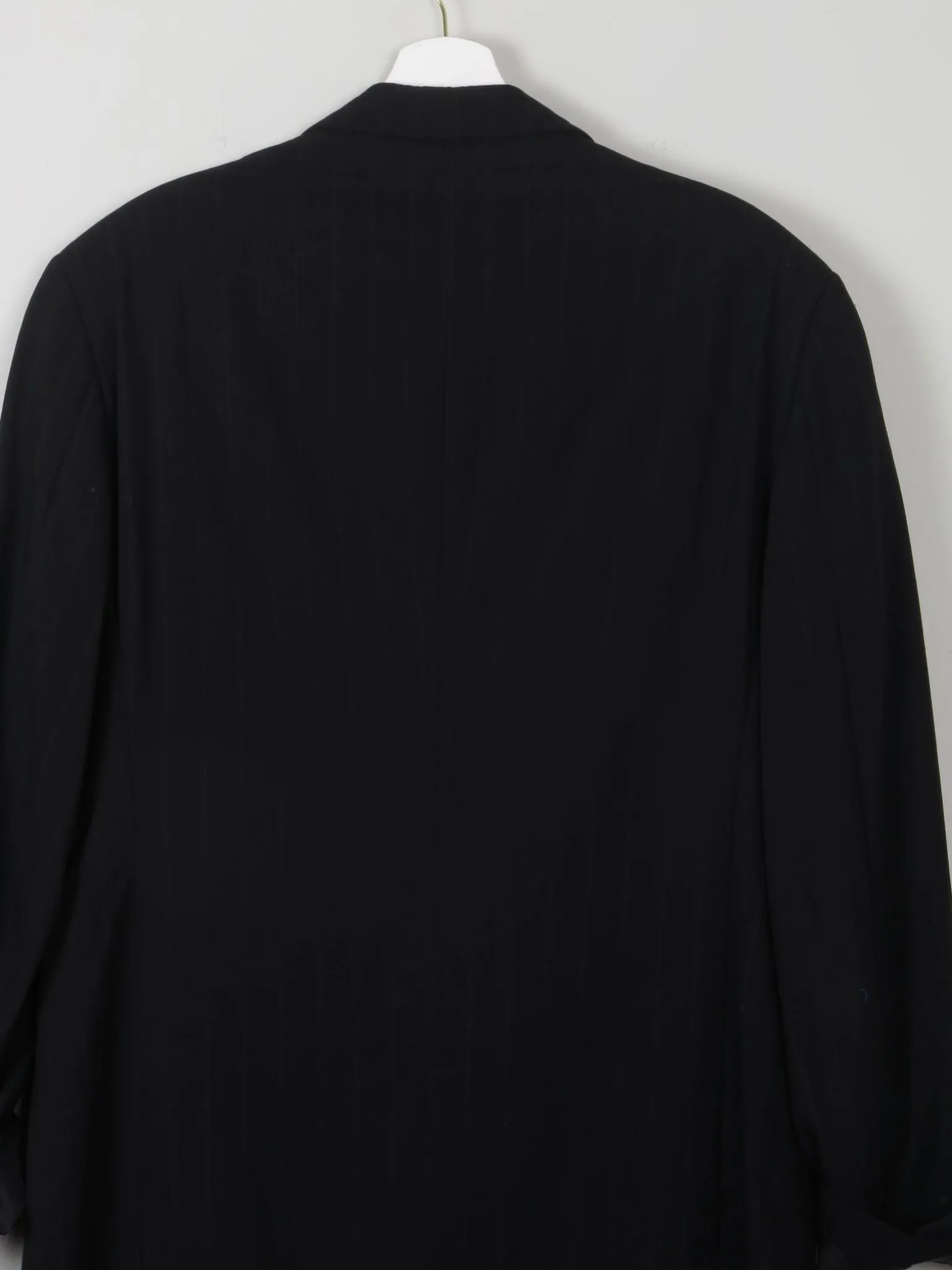 Men's Vintage Navy Armani Jacket Pinstripe 40"