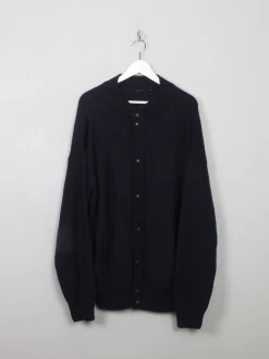 Men's Vintage Navy Cardigan L/XL