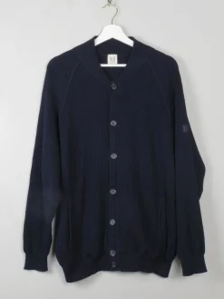 Men's Vintage Navy Cardigan L