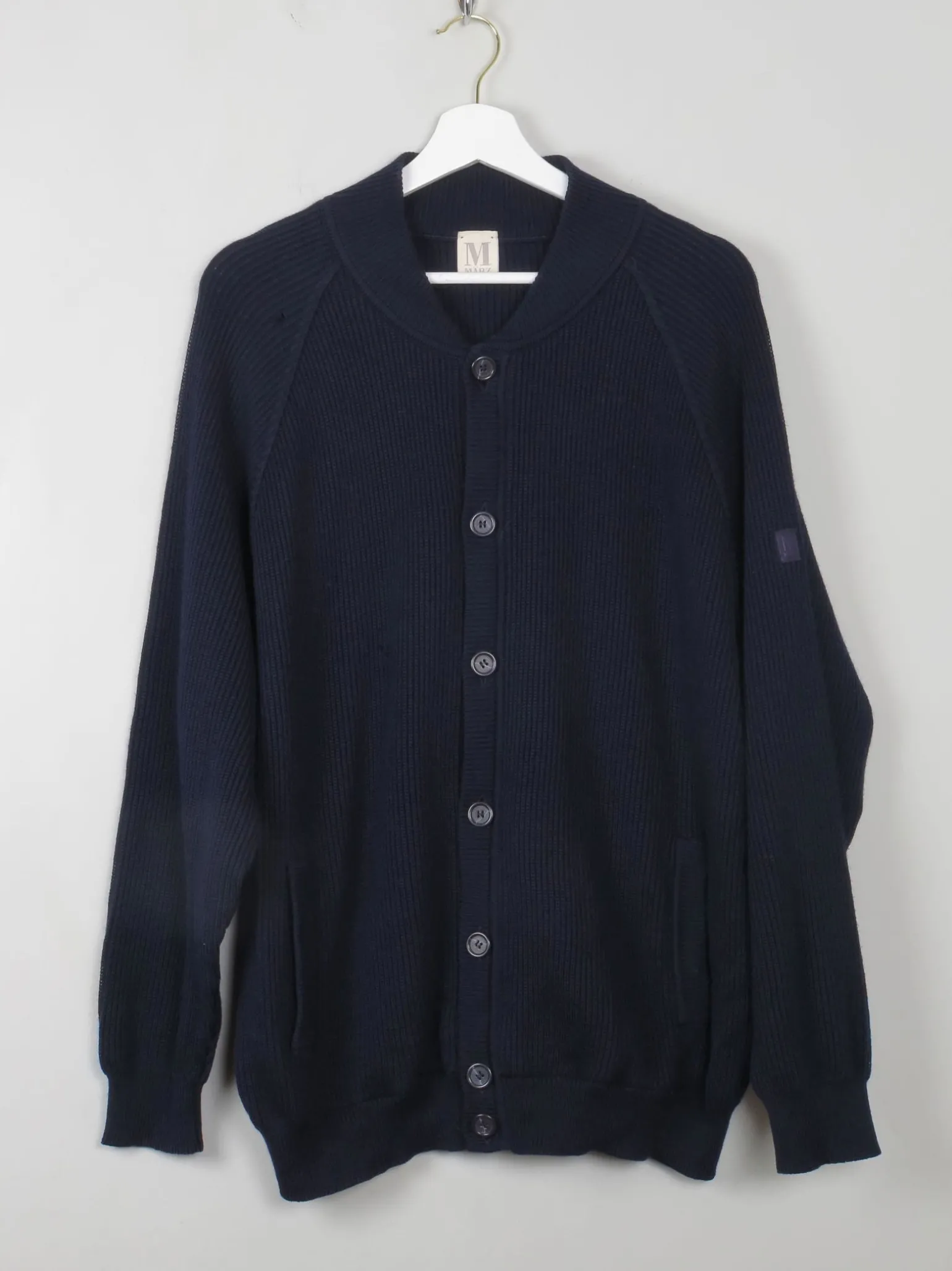Men's Vintage Navy Cardigan L