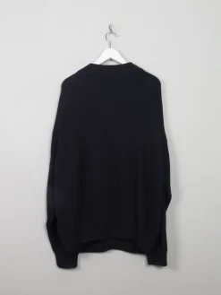 Men's Vintage Navy Cardigan L/XL