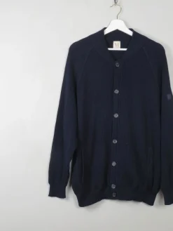 Men's Vintage Navy Cardigan L
