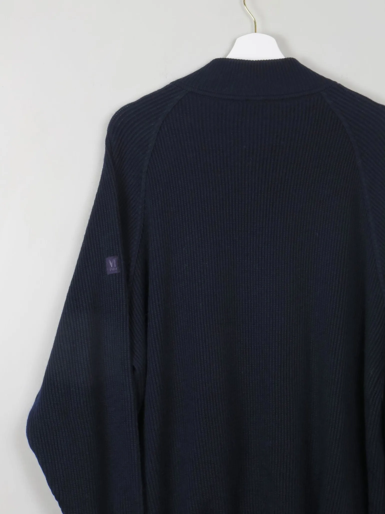 Men's Vintage Navy Cardigan L