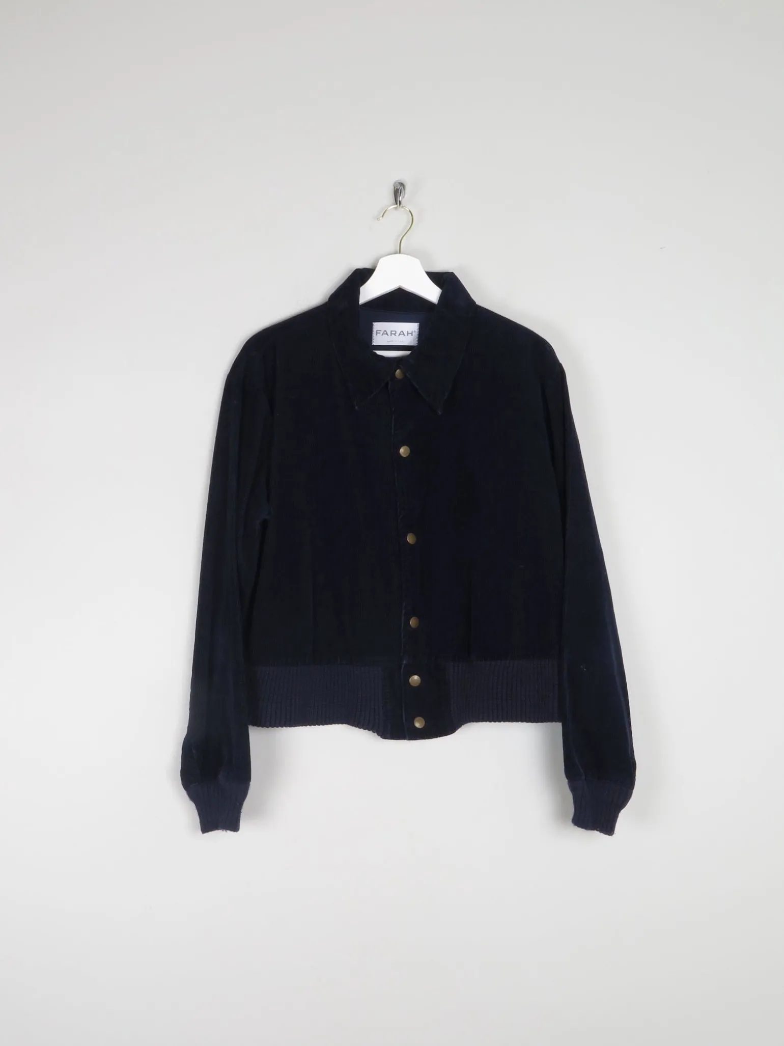 Men's Vintage Navy Corduroy Farah Jacket S/M