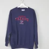 Men's Vintage Navy Houston Texans Sweatshirt M
