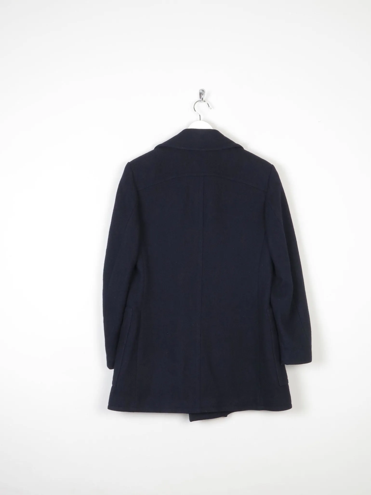 Men's Vintage Navy 1970s Peacoat S
