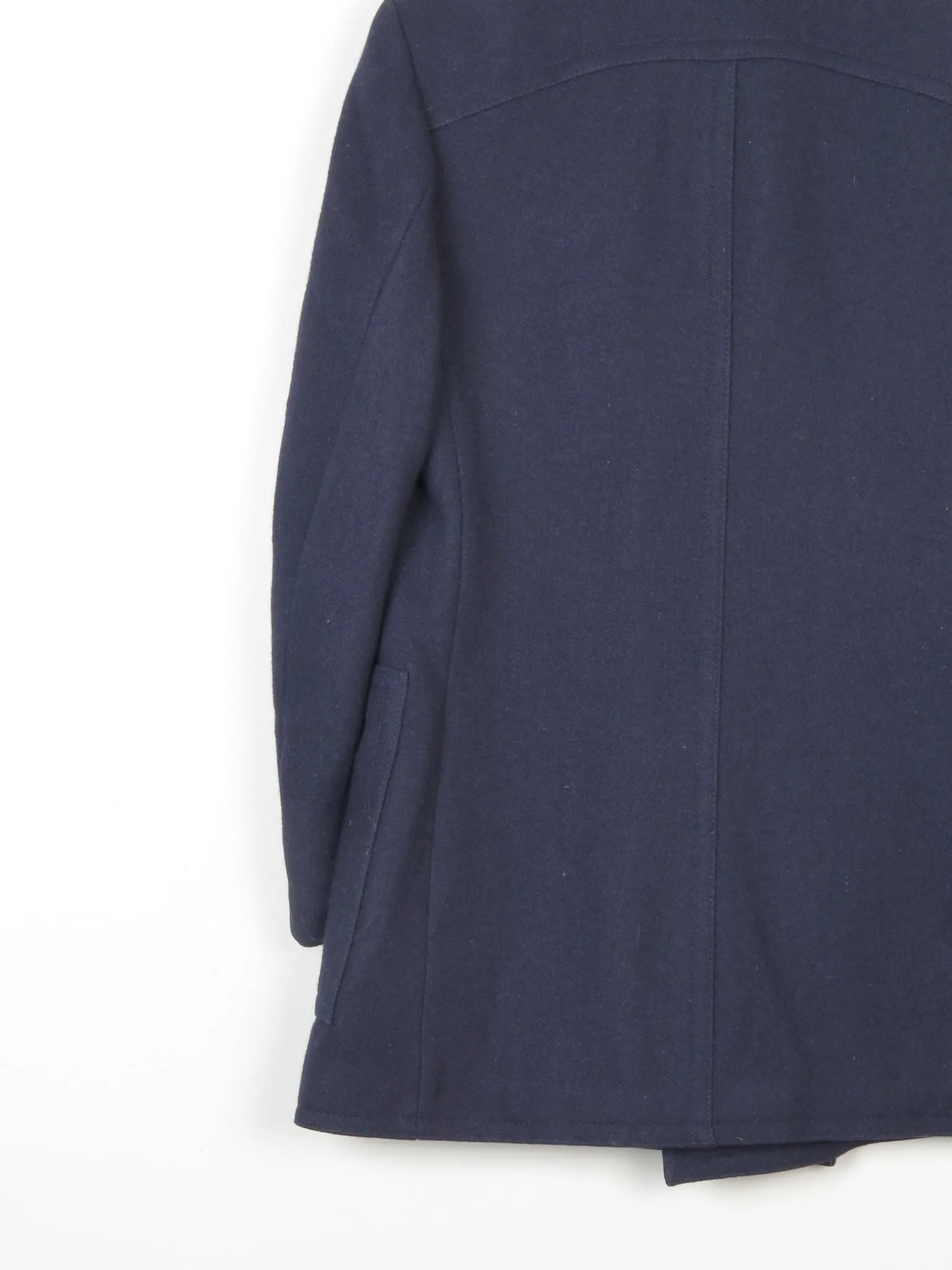 Men's Vintage Navy 1970s Peacoat S