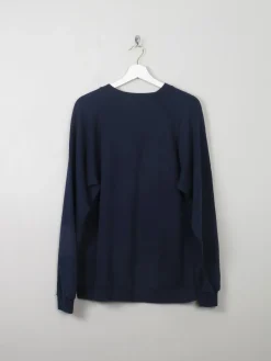 Men's Vintage Navy Sweatshirt L
