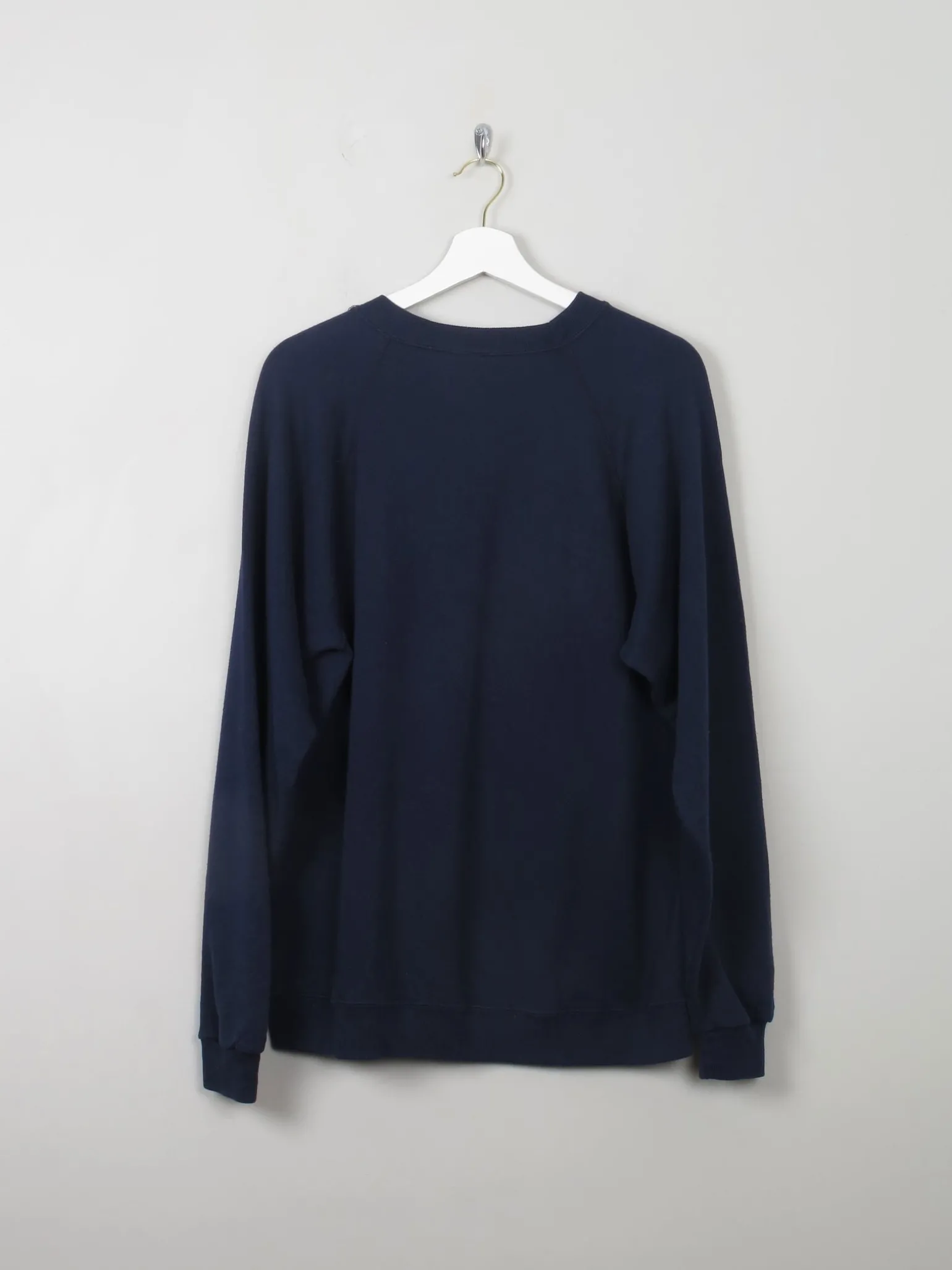 Men's Vintage Navy Sweatshirt L
