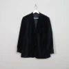 Men's Vintage Navy Velvet Jacket 42”