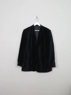 Men's Vintage Navy Velvet Jacket 42”