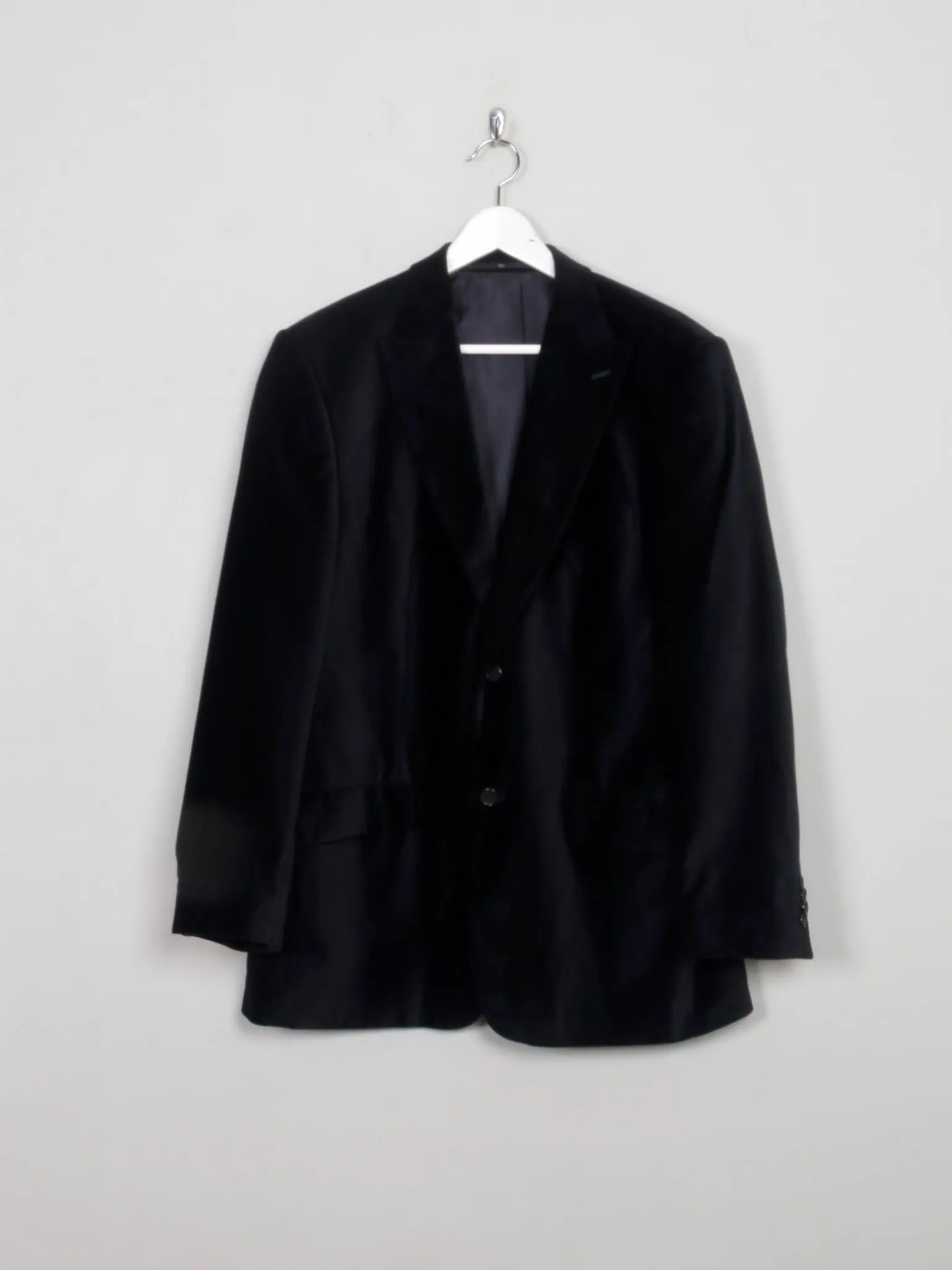 Men's Vintage Navy Velvet Jacket 42”