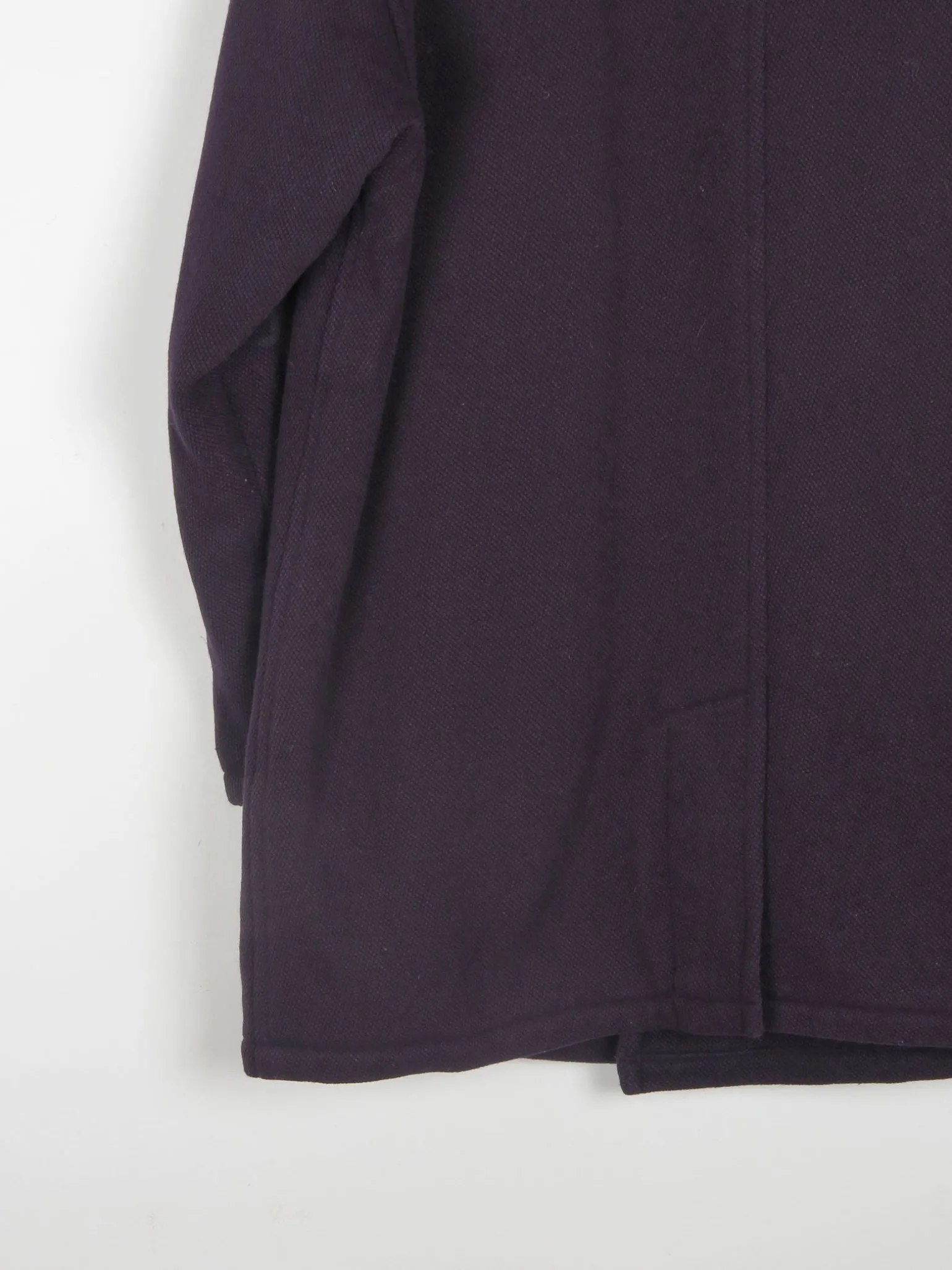 Men's Vintage Navy Wool 3/4 Double Breasted Vintage Coat L/XL