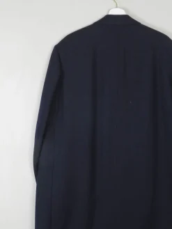 Men's Vintage Navy Wool Coat XL/XXL