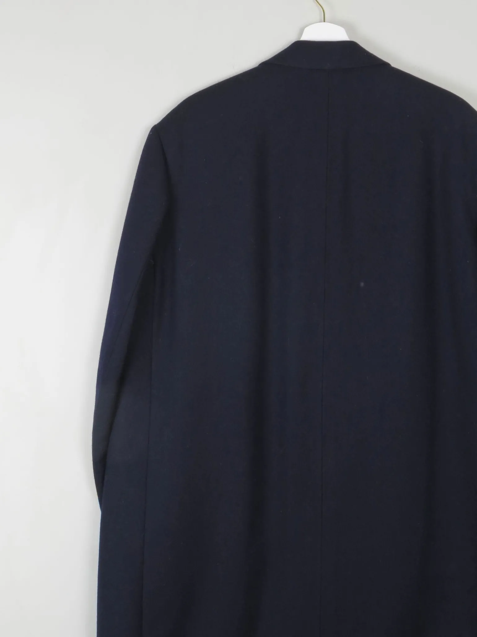Men's Vintage Navy Wool Coat XL/XXL