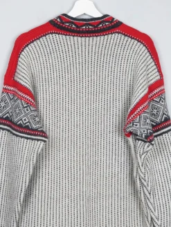 Men's Vintage Nordic Jumper With Metal Clasps L/XL
