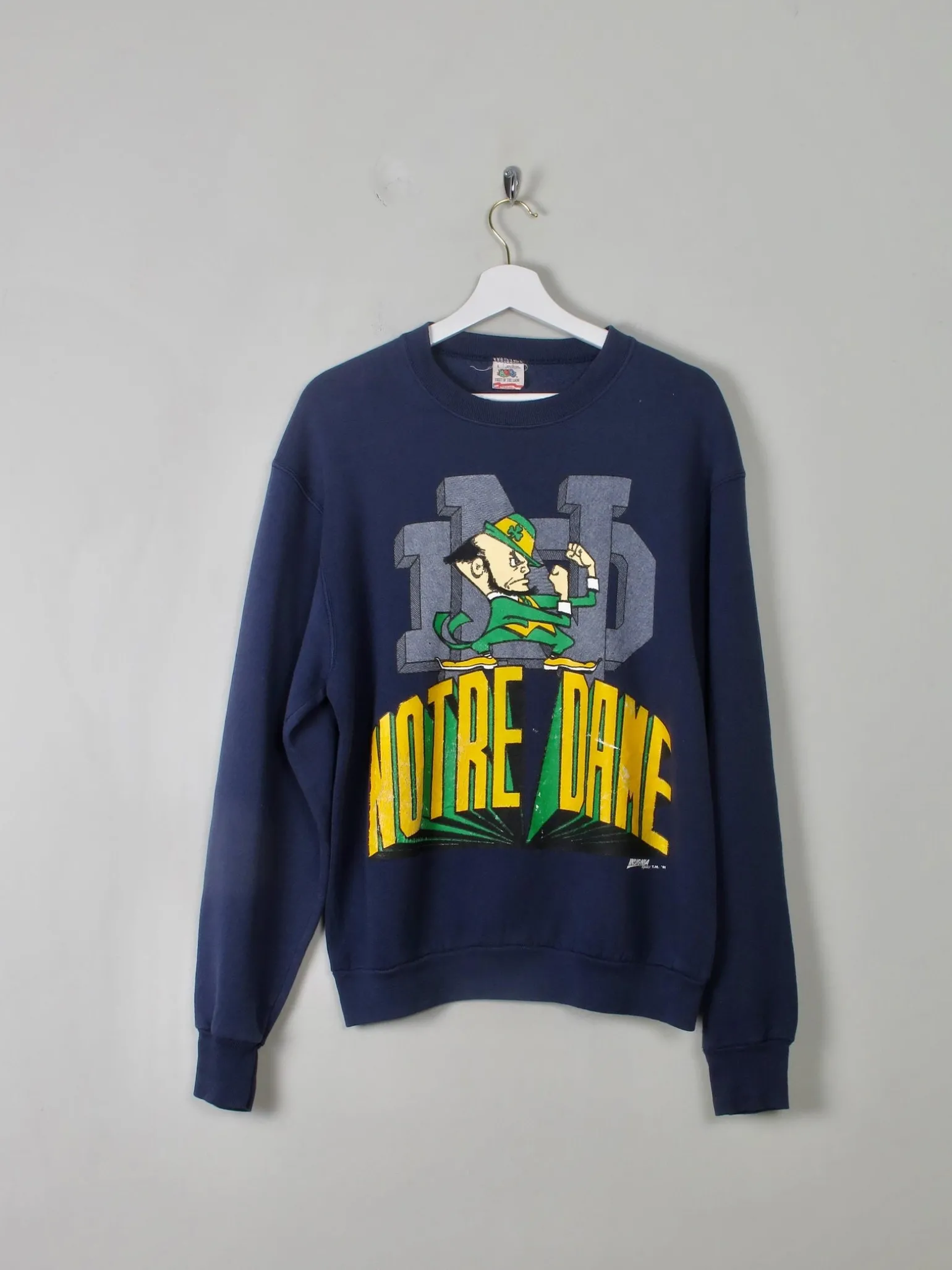 Men's Vintage Nortre Dame Sweatshirt M