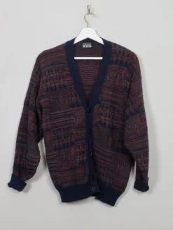 Men's Vintage Patterned Cardigan XS